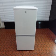 ID 991406 冷蔵庫2ドアシャープ137L 2017年製 SJ-14E4（W)