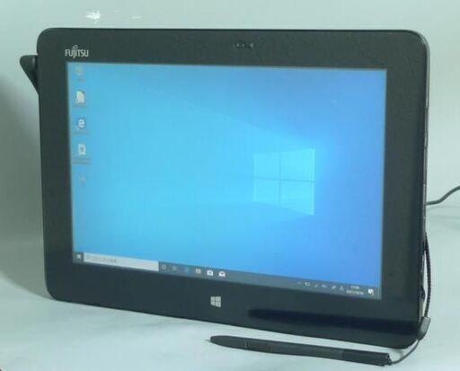 新店 即使用可能 Wi-Fi有 富士通 タブレット Tab Q555/K64 中古良品 Atom 4GB 高速SSD 無線LAN Bluetooth webカメラ内蔵 Windows10 Office