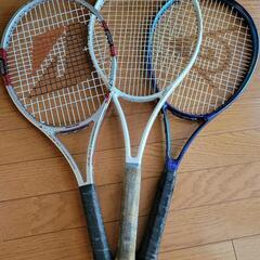 [お譲り] 古いテニスラケット3本 (ウチ1本はJr)