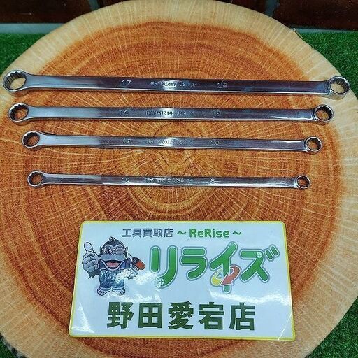 MAC TOOLS マックツール BHFM810・1012・1214・1417 ストレートメガネ4本セット【リライズ野田愛宕店】【店頭取引限定】【中古】【管理番号：IT1EV1WV2TFK】