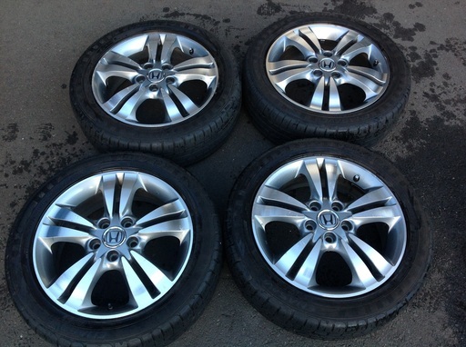 ストリーム 純正アルミ 後期17インチ タイヤ付（ダンロップ エナセーブ