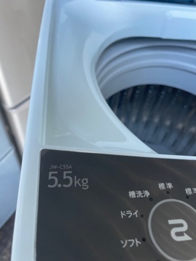 No.1209 ハイアール　5.5kg洗濯機　2018年製　近隣配送無料