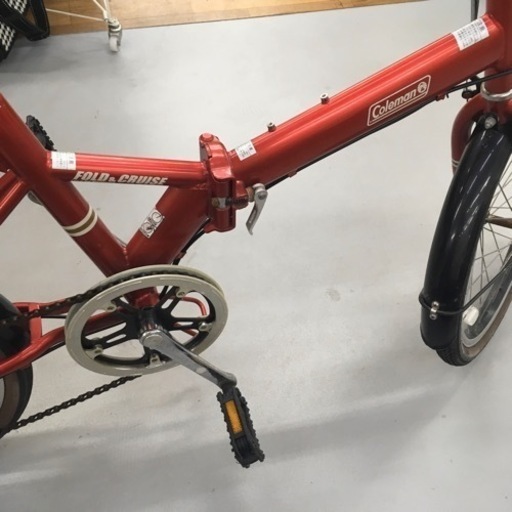 S172 Coleman☆コールマン☆折り畳み自転車☆レッド