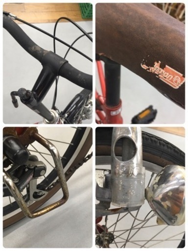 S172 Coleman☆コールマン☆折り畳み自転車☆レッド