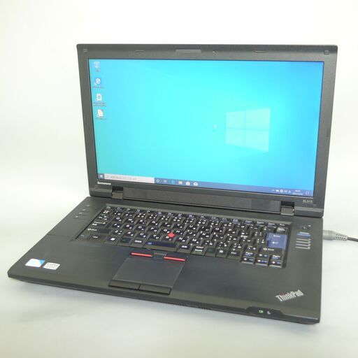 即使用可能 ノートパソコン 中古動作良品 15.6型 ワイド液晶 Lenovo レノボ ThinkPad SL510 Celeron 4GB DVDマルチ Windows10 Office