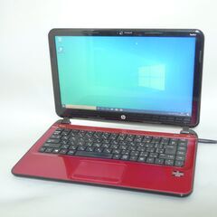 【ネット決済・配送可】高速SSD 赤色 ノートパソコン 中古良品...