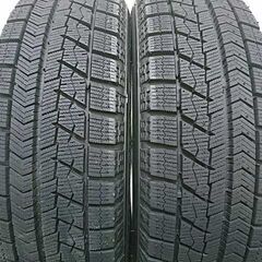 20年製 新品時のイボ・ラインあり BS製スタッドレスタイヤVRX ダイハツ純正アルミ付 155/65R14⑬