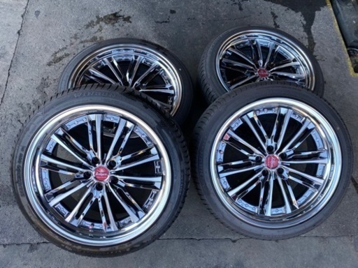 Wedsクレンツェアクエルド 9J+38 20インチ アルファード等 245/40R20 極美品