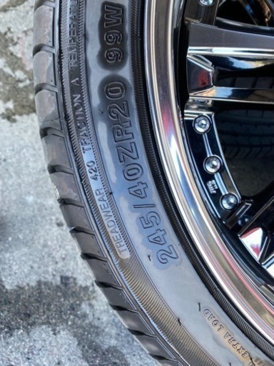 ネオスポー 245/40R20 20インチ WEDS クレンツェ マリシーブ 8.5J 8.50