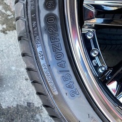 Wedsクレンツェアクエルド 9J+38 20インチ アルファード等 245/40R20 極美品