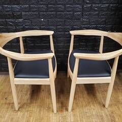 【10520】北欧デザイン・ダイニングチェア2脚セット・デザイナーズチェア