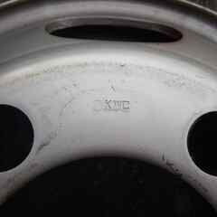 キャンターなどのスタッドレス用に６本セット。１５インチスチールホイール 15×5J 115-8T 6穴