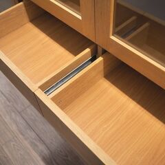 札幌 引き取り 廃盤商品 ウニコ カップボード CORSO コルソ オーク材 カップボード 食器棚