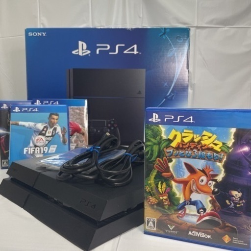 【商談中】PS4 プレイステーション4 CUH-1200A B01 +ソフト4本の画像