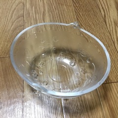 楕円形のガラスのお皿 (ボウル皿)