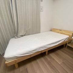すのこベッド マットレス付き ※値下げ交渉可