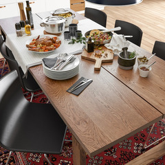 IKEA 高級6人掛けダイニングテーブル モールビロンガ 税込み9万円の商品