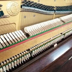 中古アップライトピアノ CASTLE ミニピアノ 高さ114cm 製造年不明