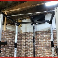 状態良好 iROTEC/アイロテック ラットプル付きパワーラック サイズ：W116×D145×H219cm 手渡し希望/自社配送可能（配送エリアについてお問い合わせください）