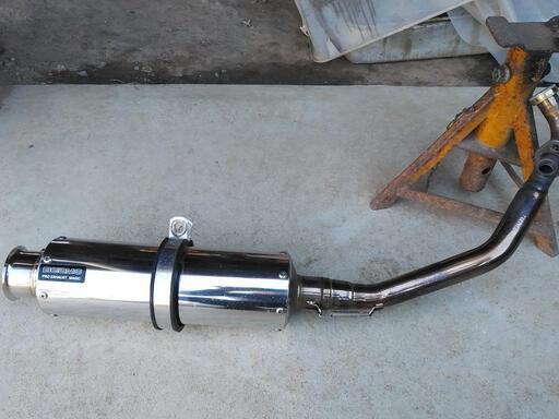 シグナスX BEAMS　ビームスマフラー　デイトナバッフル付き　se46で使用