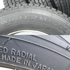 冬【2020年】400系 タウンエース 400 ライトエース 日本製 165R13 ８PR【~95％富山】ダンロップ ウインターマックス SV01 中古４本