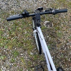 クロスバイク　　白