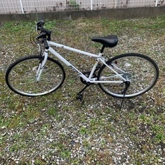 クロスバイク　　白