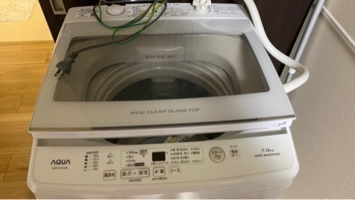 世界の 美品！2021年製 アクア 洗濯機 7kg AQW-GV70J - 洗濯機 