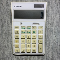 CANON 電卓 ホワイト　M-2971