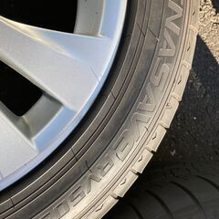 値下げ！タイヤ付き純正ホイール4本セット トヨタ 20系 ヴェルファイア/アルファード 235/50R18 97W　18 7.5J +45 PCD114.3 　ダンロップ ENA SAVE RV505 製造年月日2019年 18週×2本 50週×2本 