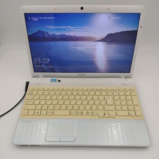SONY Core i5搭載 SSD240G メモリ4G CD/DVD読み書き 大画面15.6インチ HDMI出力 Webカメラ　テンキー Wifi対応　Windows10搭載