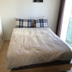 【ネット決済】IKEA MANDALマンダール、収納付きベッド ...