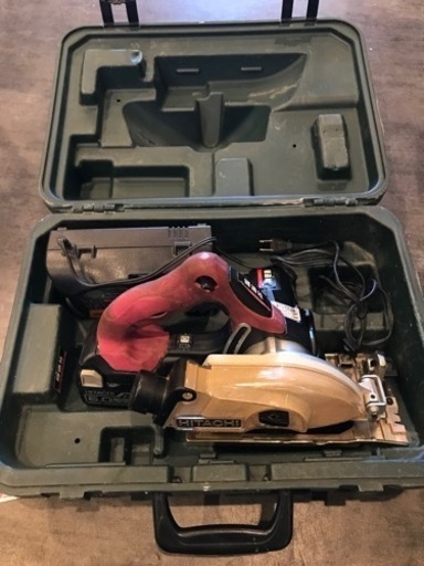 【中古】HITACHI 125mm集じん 丸のこ