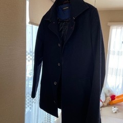 紺色　コート