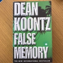 洋書　dean koontz false memory