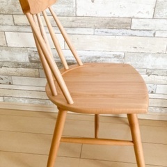 KEYUCA ダイニングチェア　2脚　メイウィンザーチェア メープル