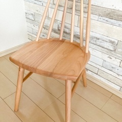 KEYUCA ダイニングチェア　2脚　メイウィンザーチェア メープル