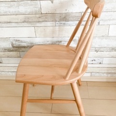 KEYUCA ダイニングチェア　2脚　メイウィンザーチェア メープル