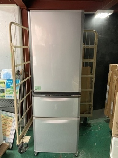 A1207 三菱ノンフロン冷凍冷蔵庫　370L