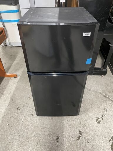 【良品】Haier 2ドア冷蔵庫 JR-N106K 2016年製 通電確認済み 引取歓迎 配送OK