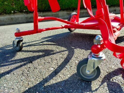 ☆値下げ☆岡山市 犬用車椅子 中型犬用 乳母車 カート 歩行補助