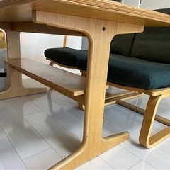 【値下げ】【無印良品】テーブル＆イス＆ベンチのセット