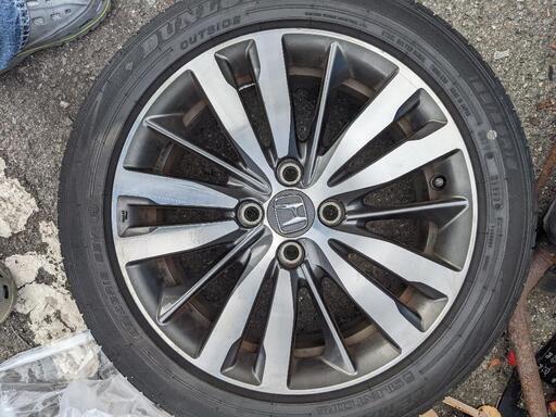 [送料込み]　ホンダフィット RS純正ホイール タイヤセット ホンダフィットRS 純正ホイールタイヤセット