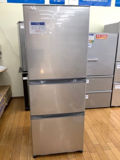 値下げしました！TOSHIBA 3ドア冷蔵庫　2019年製　330L GR-R33S