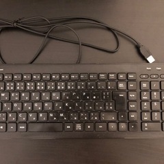 【ワイドキーボード！】ELECOM Wired Keyboard
