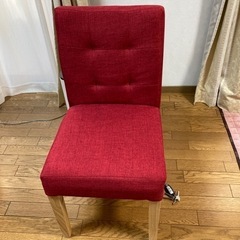 【ネット決済】赤色の椅子