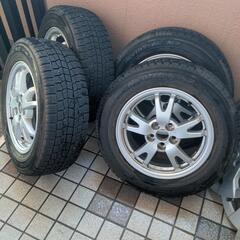美品！YS1447【195/65R15】スバル純正スチール インプレッサ純正など 