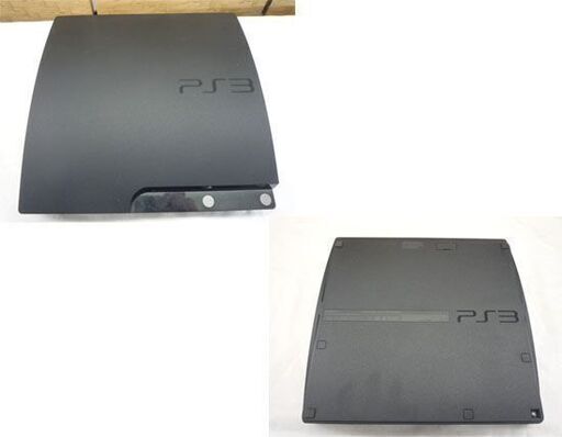 SONY PS3 本体 CECH-2000A チャコールブラック コントローラー×2 ソニー Playstation3 シール付き クイックフォーマット済み 札幌市手稲区