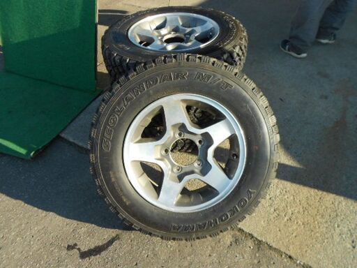 ☆185/80R16 ヨコハマ GEOLANDAR スパイクタイヤ、ホイール 4本セット☆