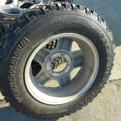★185/80R16 ヨコハマ GEOLANDAR スパイクタイヤ、ホイール 4本セット★